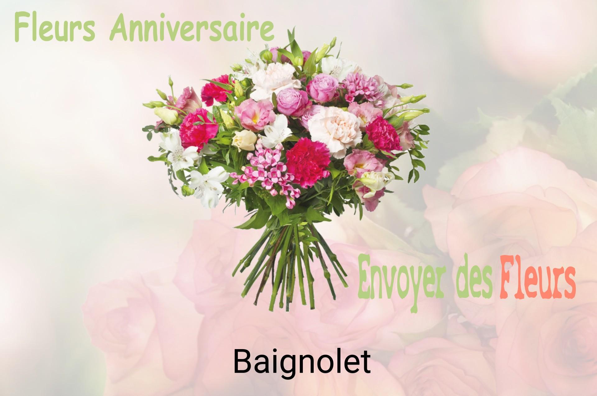 Bouquet de fleurs d’anniversaire livré à Baignolet